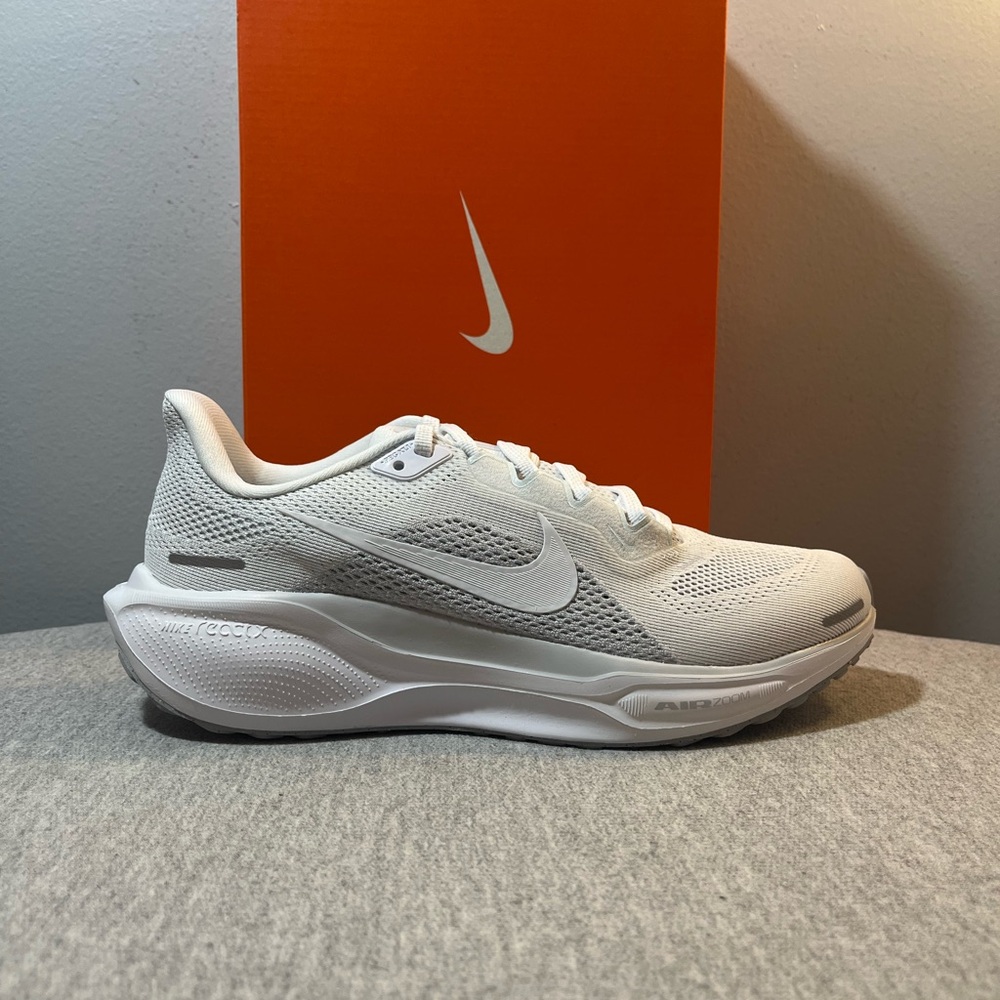 Nike Air Zoom Pegasus 41 White Pure Platinum Running Women's Size 9 FD2723 102 - Picture 2 of 11